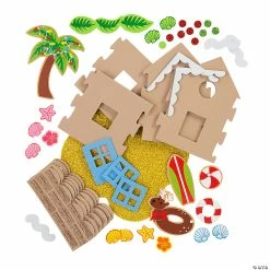 Cheap Summer Crafts Store -Cheap Summer Crafts Store 3d beach island gingerbread house craft kit makes 1214145055 a01