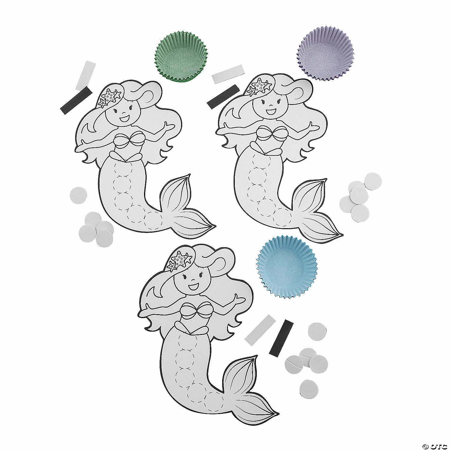 Best Sale π Baking Cup Mermaid Magnet Craft Kit - Makes 12 π 4 Best Sale π Baking Cup Mermaid Magnet Craft Kit - Makes 12 π - Image 2