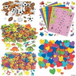 Cheapest 👍 Bulk Foam Self-Adhesive Shapes Kit - 2532 Pc. 😍