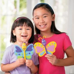 Flash Sale 😀 Butterfly Spoon Craft Kit - Makes 12 ⭐ -Cheap Summer Crafts Store butterfly spoon craft kit makes 1213936015 a03