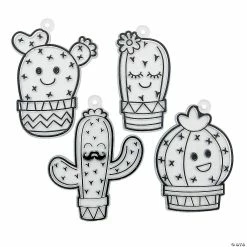Wholesale βοΈ Cactus Suncatchers - 24 Pc. π