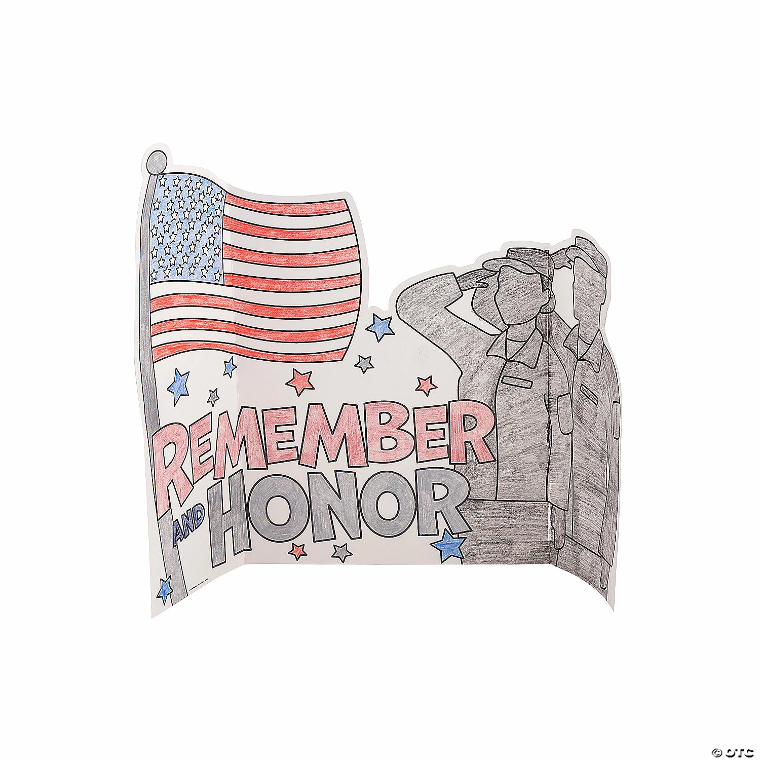 Best Sale π Color Your Own 3D Memorial Day Stand-Up Sign - 12 Pc. π 4 Best Sale π Color Your Own 3D Memorial Day Stand-Up Sign - 12 Pc. π - Image 2