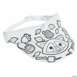 Wholesale π Color Your Own Camp Visors - 12 Pc. π