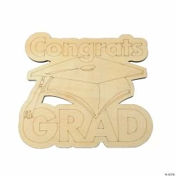 Cheap โญ Color Your Own Congrats Grad Cutout โค๏ธ