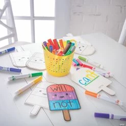 Deals ✔️ Color Your Own Ice Pop Shapes - 12 Pc. ❤️ -Cheap Summer Crafts Store color your own ice pop shapes 12 pc 13940643 a02