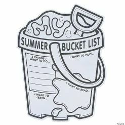 Discount 🥰 Color Your Own “My 🌞 Summer Bucket List” Posters - 30 Pc. 😍