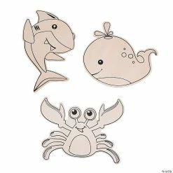 Brand new βοΈ Color Your Own Sea Life Shapes - 12 Pc. π
