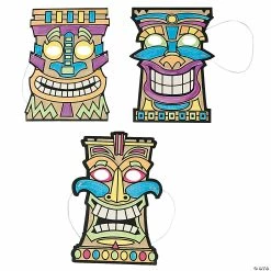 Best reviews of π Color Your Own Tiki Masks - 12 Pc. π§¨
