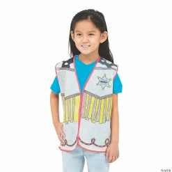Buy ⌛ Color Your Own Western Vests - 12 Pc. ✔️ -Cheap Summer Crafts Store color your own western vests 12 pc 13943747 a02