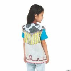 Buy ⌛ Color Your Own Western Vests - 12 Pc. ✔️ -Cheap Summer Crafts Store color your own western vests 12 pc 13943747 a03