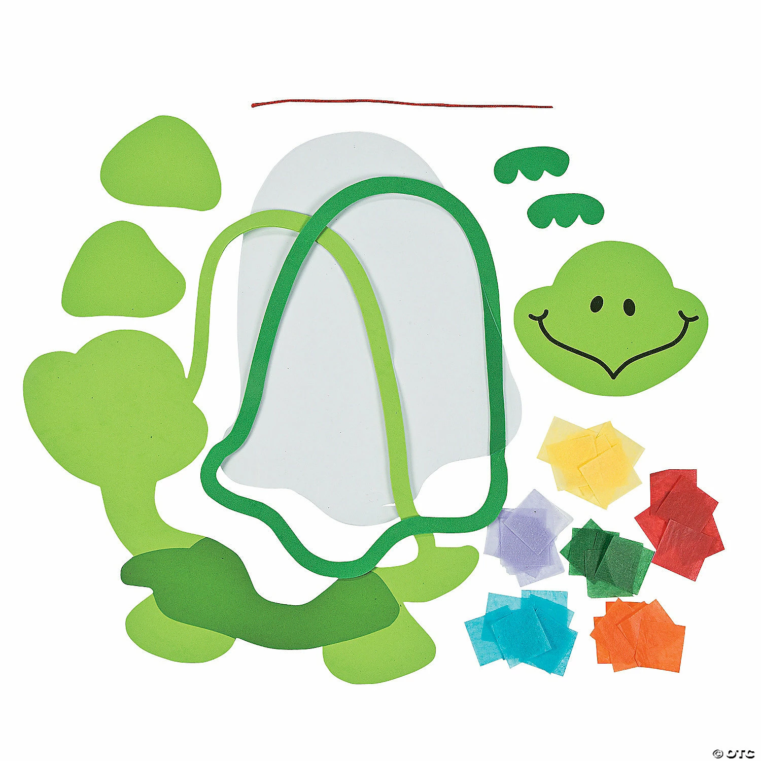 Outlet 😉 Colorful Turtle Tissue Paper Craft Kit - Makes 12 🤩 4 Outlet 😉 Colorful Turtle Tissue Paper Craft Kit - Makes 12 🤩 - Image 2