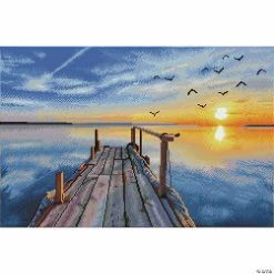 Best deal π Diamond Dotz Diamond Embroidery Facet Art Kit 27"X18"-Sunset Jetty π₯