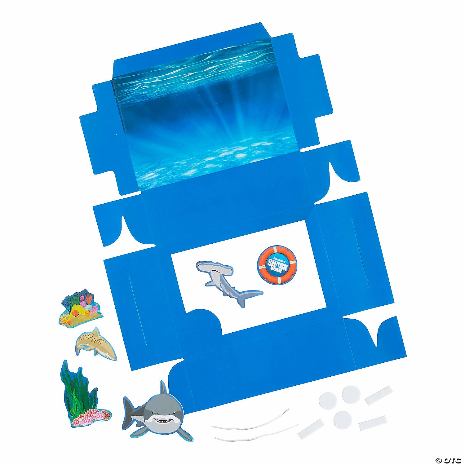Promo ✔️ Discovery Shark Week™ Aquarium Box Craft Kit – Makes 12 💯 4 Promo ✔️ Discovery Shark Week™ Aquarium Box Craft Kit – Makes 12 💯 - Image 2