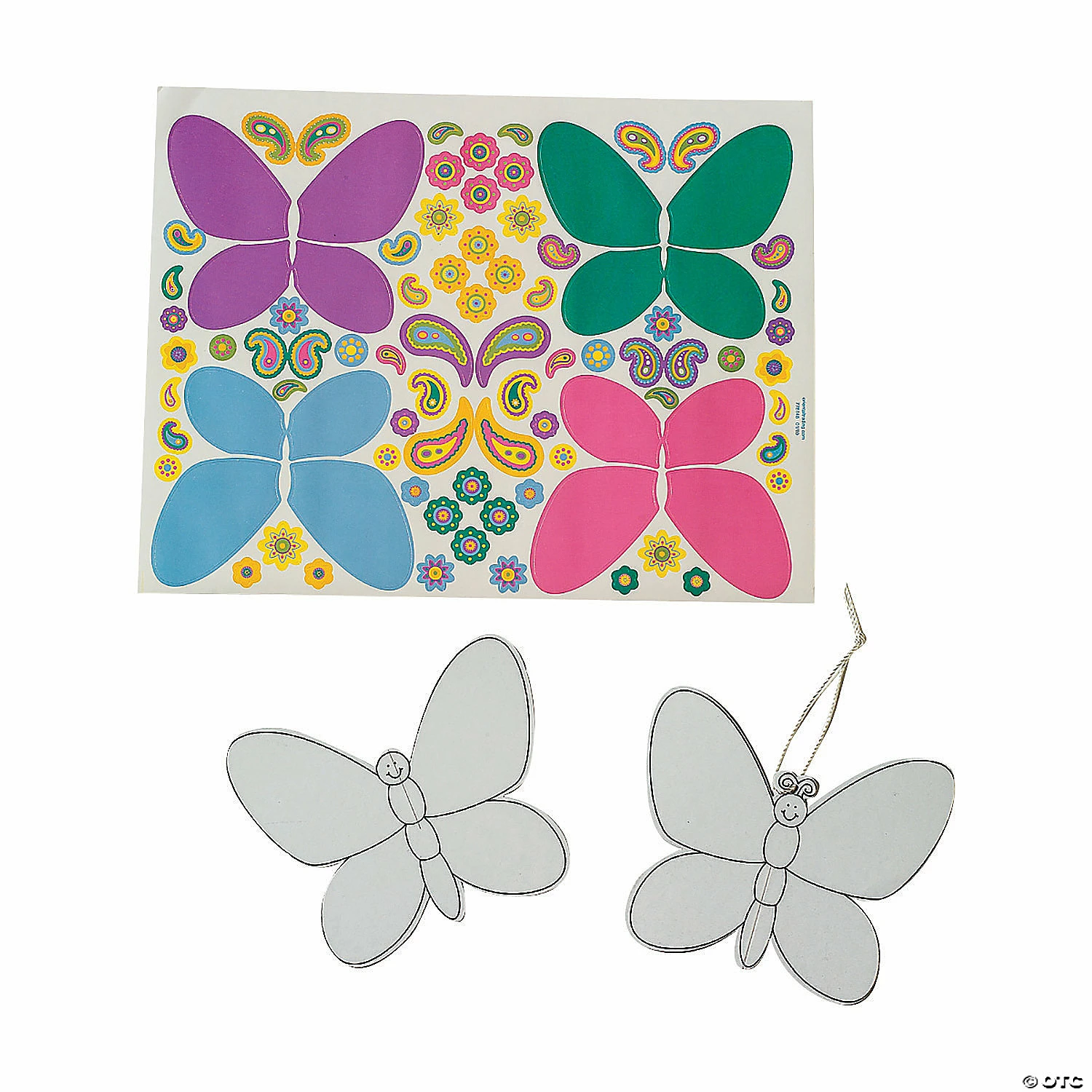 Outlet โค๏ธ DIY 3D Butterfly Ornaments with Stickers - 12 Pc. ๐ 4 Outlet โค๏ธ DIY 3D Butterfly Ornaments with Stickers - 12 Pc. ๐ - Image 2