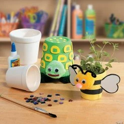 Promo 🔔 DIY Ceramic Flowerpots - 12 Pc. 🎁 -Cheap Summer Crafts Store diy ceramic flowerpots 12 pc 56 9207 a04