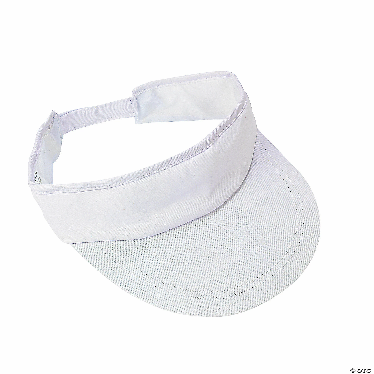 Cheap π DIY Cotton White Visors - 12 Pc. π 3 Cheap π DIY Cotton White Visors - 12 Pc. π