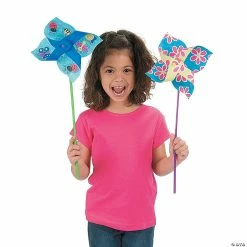 Discount ✔️ DIY Jumbo Pinwheels - 24 Pc. 🎁 -Cheap Summer Crafts Store diy jumbo pinwheels 24 pc 57 6390a a02