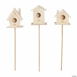 Best deal π DIY Unfinished Wood Birdhouse Planter Sticks - 3 Pc. π§¨