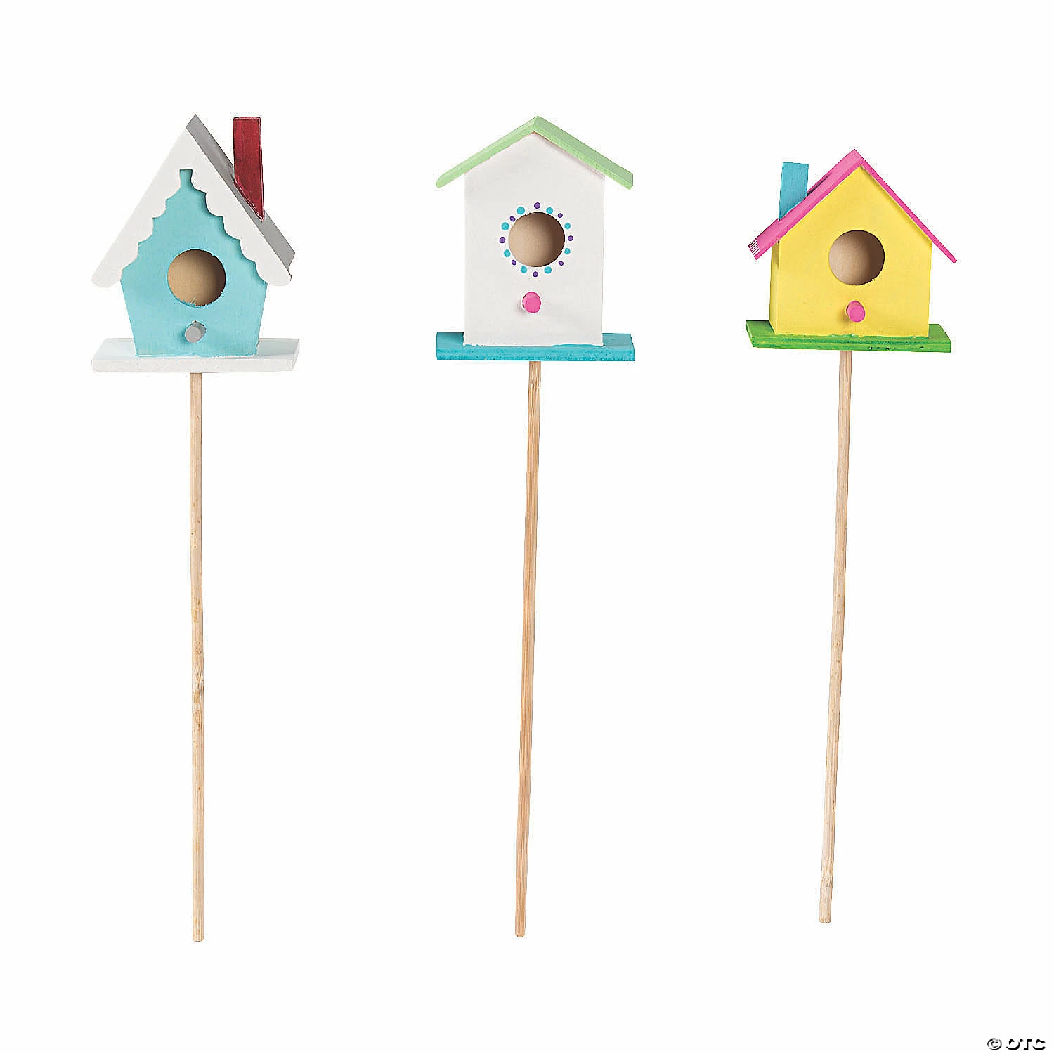 Best deal π DIY Unfinished Wood Birdhouse Planter Sticks - 3 Pc. 𧨠5 Best deal π DIY Unfinished Wood Birdhouse Planter Sticks - 3 Pc. 𧨠- Image 3
