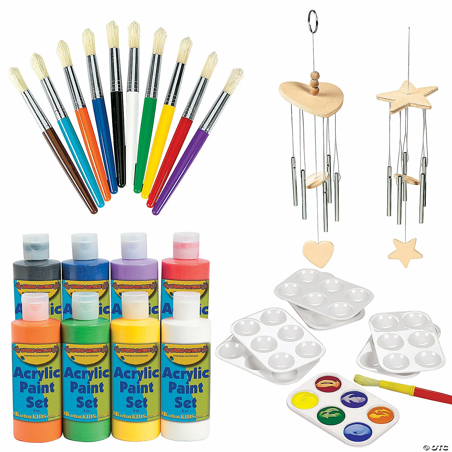 Cheap ⭐ DIY Unfinished Wood Wind Chimes Boredom Buster Kit - 42 Pc. 🎉 3 Cheap ⭐ DIY Unfinished Wood Wind Chimes Boredom Buster Kit - 42 Pc. 🎉