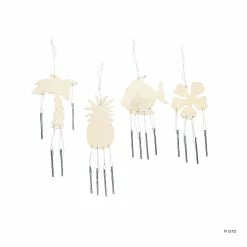 Best reviews of π₯° DIY Wood Tropical Wind Chimes - Makes 12 π