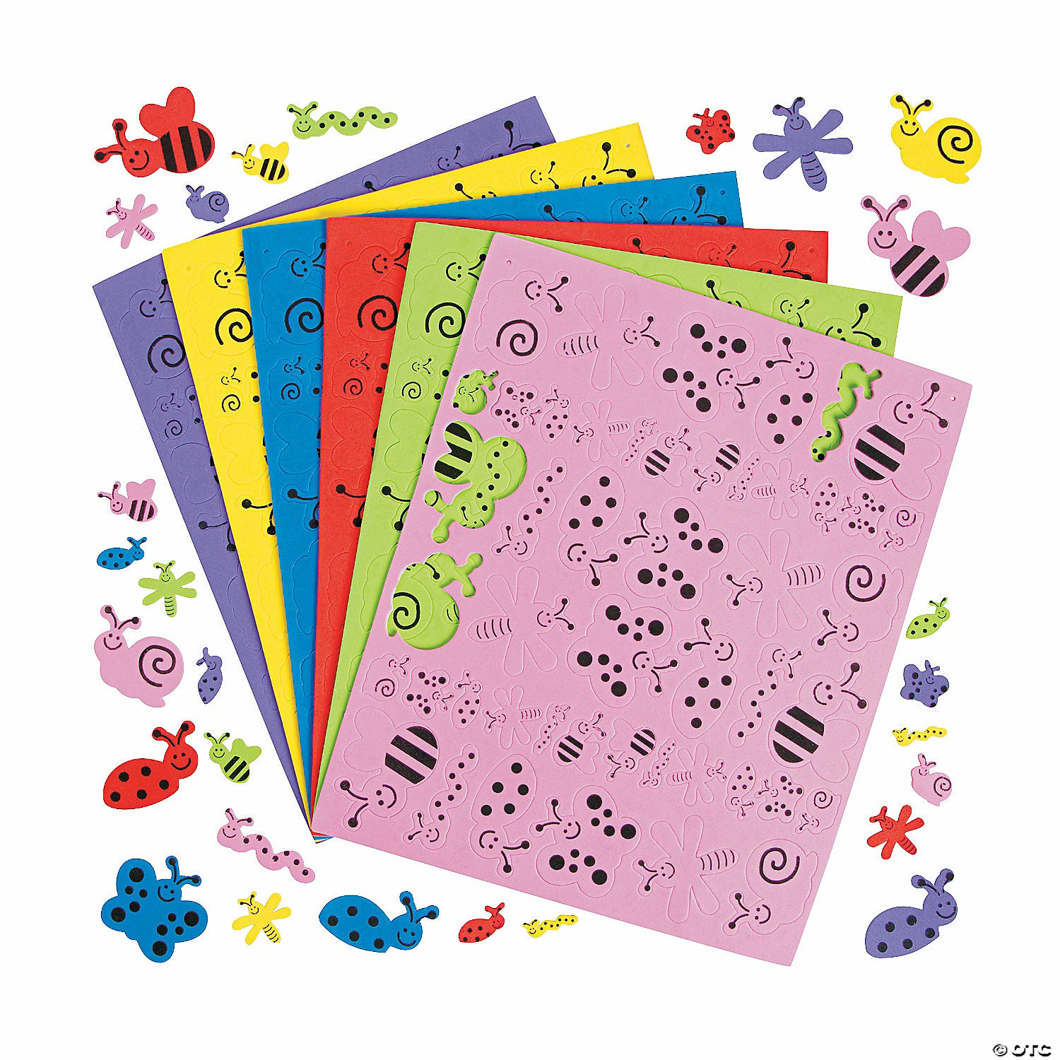Budget π Fabulous Foam Self-Adhesive Bug Shapes - 500 Pc. π 3 Budget π Fabulous Foam Self-Adhesive Bug Shapes - 500 Pc. π