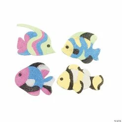 Buy 👏 Fish Sand Art Magnet Craft Kit - Makes 12 👏