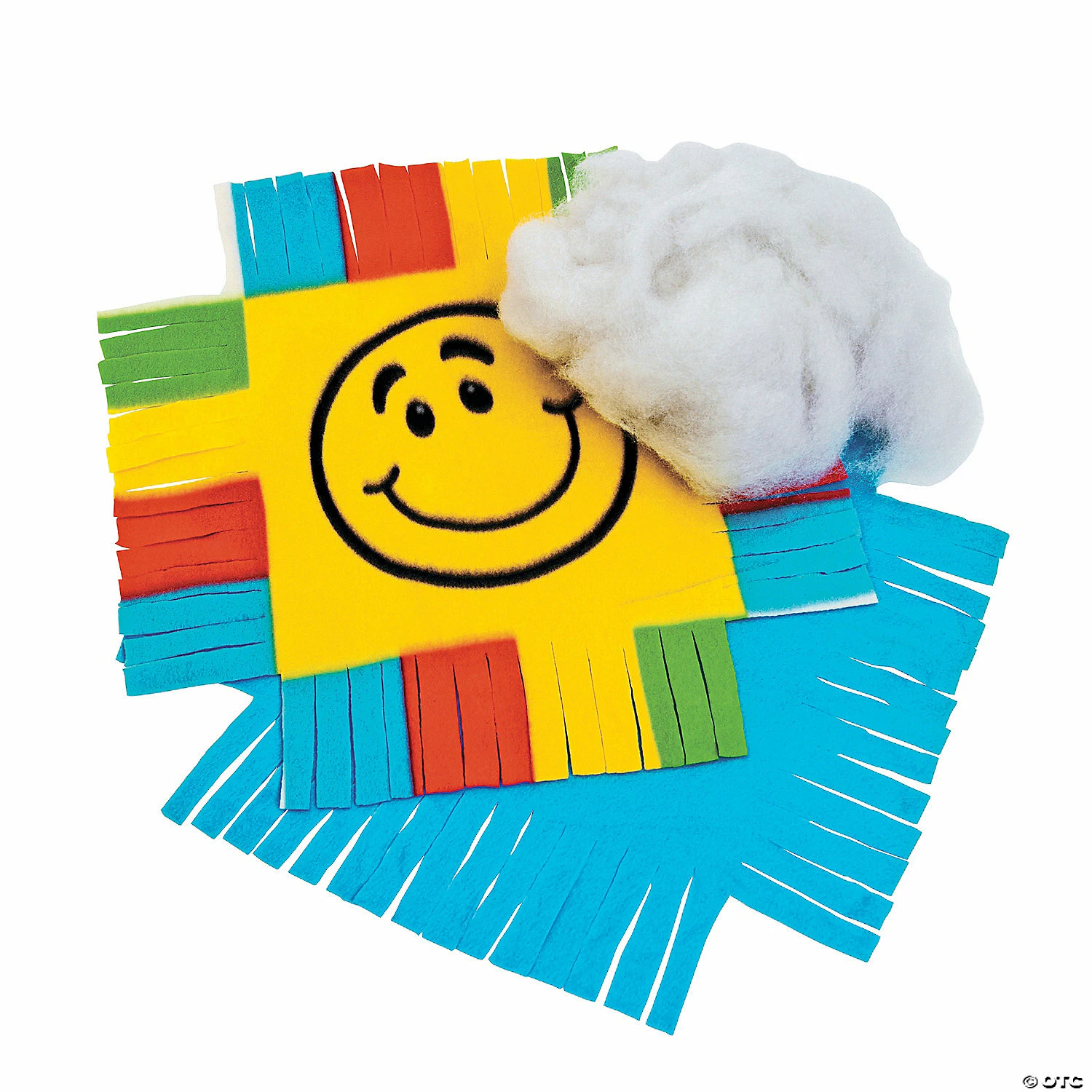 New ✔️ Fleece Smile Face Tied Pillow Craft Kit - Makes 6 🛒 4 New ✔️ Fleece Smile Face Tied Pillow Craft Kit - Makes 6 🛒 - Image 2