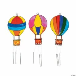 Cheapest ✨ Hot Air Balloon Suncatcher Wind Chimes - 12 Pc. ⭐ 5 Cheapest ✨ Hot Air Balloon Suncatcher Wind Chimes - 12 Pc. ⭐ -Cheap Summer Crafts Store hot air balloon suncatcher wind chimes 12 pc 13728808 a01