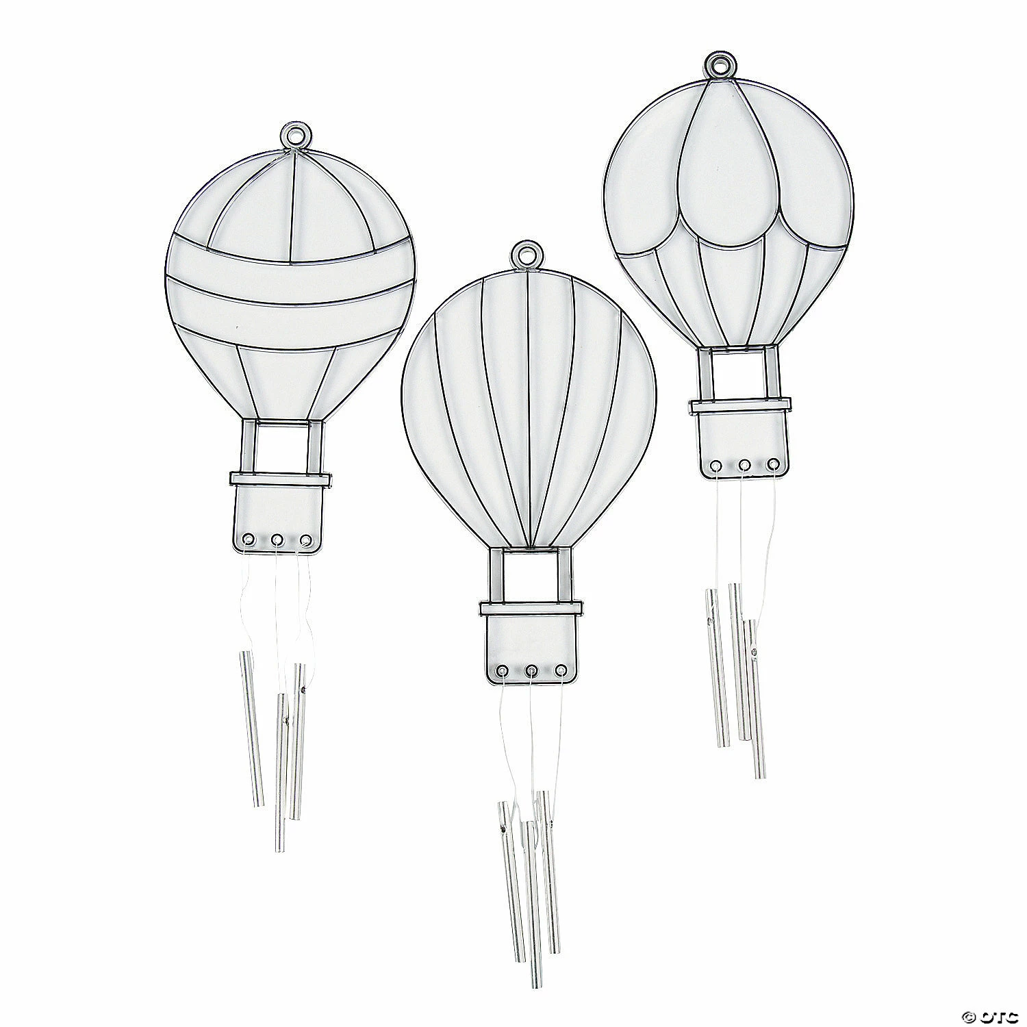 Cheapest ✨ Hot Air Balloon Suncatcher Wind Chimes - 12 Pc. ⭐ 3 Cheapest ✨ Hot Air Balloon Suncatcher Wind Chimes - 12 Pc. ⭐