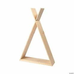Buy ๐ Large DIY Unfinished Wood Teepee Shelf ๐ฅฐ