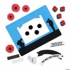 Cheapest 😉 Memorial Day Picture Frame Magnet Craft Kit - Makes 12 ❤️ -Cheap Summer Crafts Store memorial day picture frame magnet craft kit makes 1214105375 a01