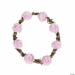 Best Sale 🔥 Natural Wreath with Pink Floral Accents 🤩