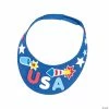Best Sale 🤩 Patriotic Foam Visor Craft Kit - Makes 12 ❤️ -Cheap Summer Crafts Store patriotic foam visor craft kit makes 1213943780