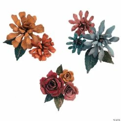 Cheap Summer Crafts Store 12 Buy 🤩 Sizzix Thinlits Dies By Tim Holtz 15/Pkg-Tiny Tattered Florals 🛒