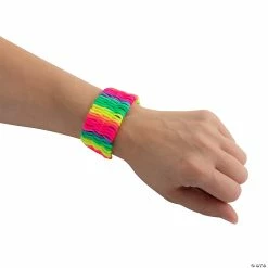 Discount 🔥 Straw Weaving Rainbow Bracelet Craft Kit – Makes 12 🤩 -Cheap Summer Crafts Store straw weaving rainbow bracelet craft kit makes 1214105276 a02