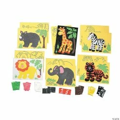 Discount 🛒 Super Safari Sand Art Pictures - 24 Pc. 🔔