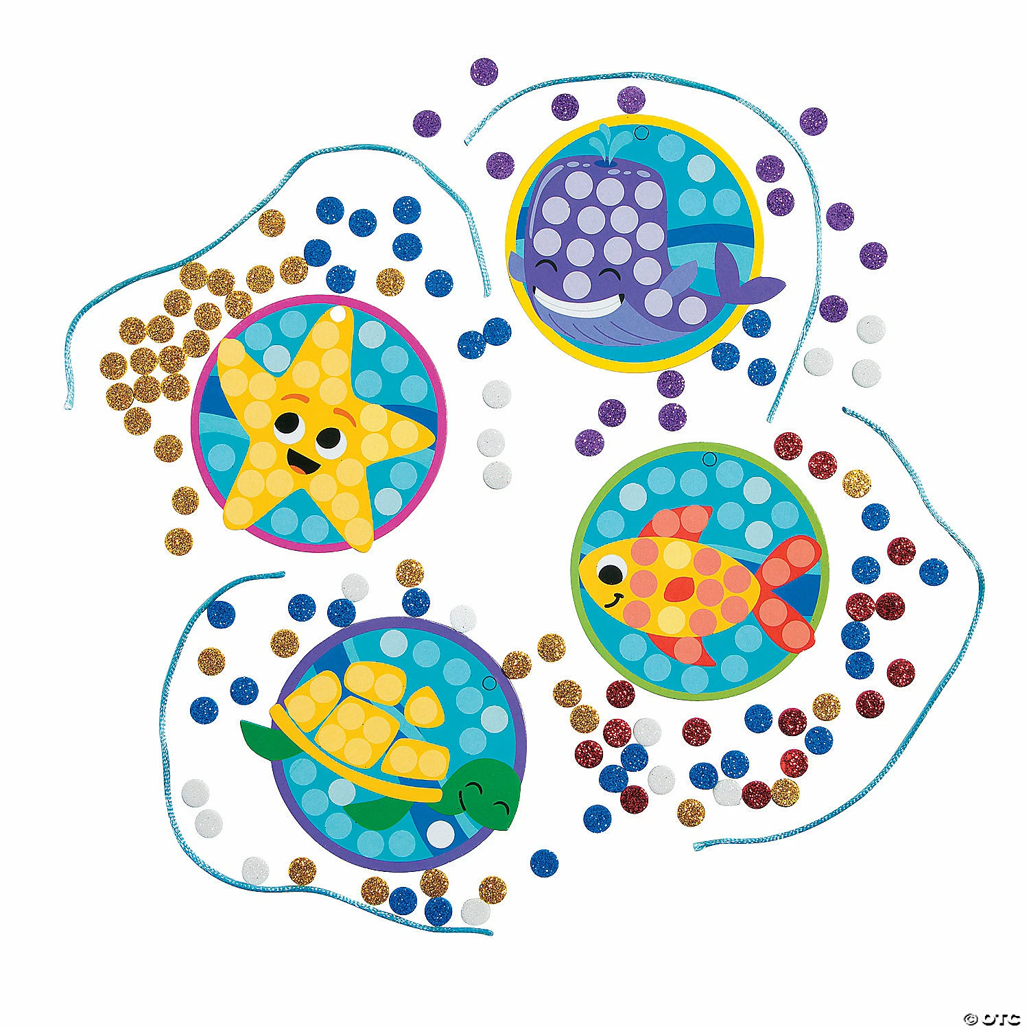 Flash Sale π₯ Under the Sea Glitter Mosaic Craft Kit - Makes 12 π― 4 Flash Sale π₯ Under the Sea Glitter Mosaic Craft Kit - Makes 12 π― - Image 2