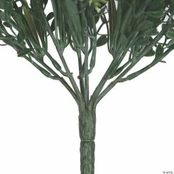 Promo 😀 Vickerman Artificial Mini Mixed Leaf Bush with White Buds Bush UV 🧥 Coated - 3/pk 😀 -Cheap Summer Crafts Store vickerman artificial mini mixed leaf bush with white buds bush uv coated 3 pk13938639 a03