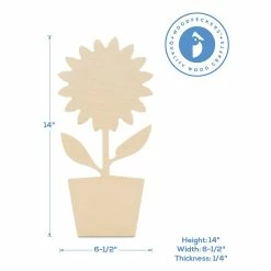 Best deal π― Woodpeckers Crafts, DIY Unfinished Wood 14" Sunflower in Pot Cutout Pack of 6 π 7 Best deal π― Woodpeckers Crafts, DIY Unfinished Wood 14" Sunflower in Pot Cutout Pack of 6 π -Cheap Summer Crafts Store woodpeckers crafts diy unfinished wood 14 sunflower in pot cutout pack of 614129001 a02NOWA
